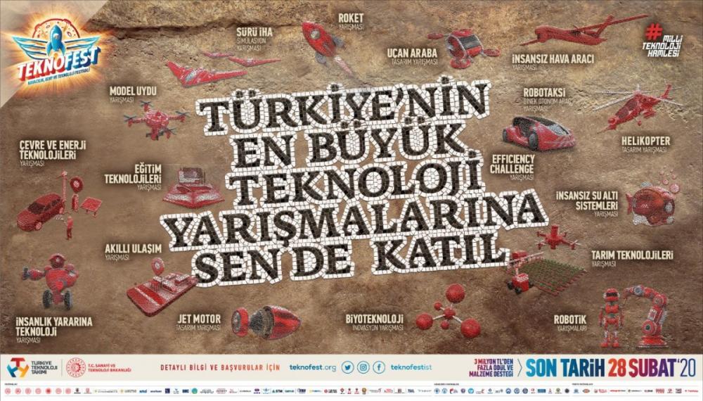 TEKNOFEST Teknoloji Yarışmaları adayları bekliyor